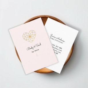 Heart Mandala Yoga Massage Wellness  Business Card