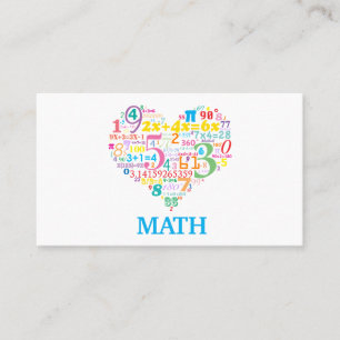 Heart Math Business Card