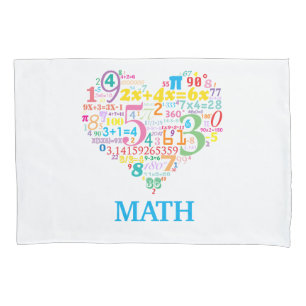Heart Math Pillowcase