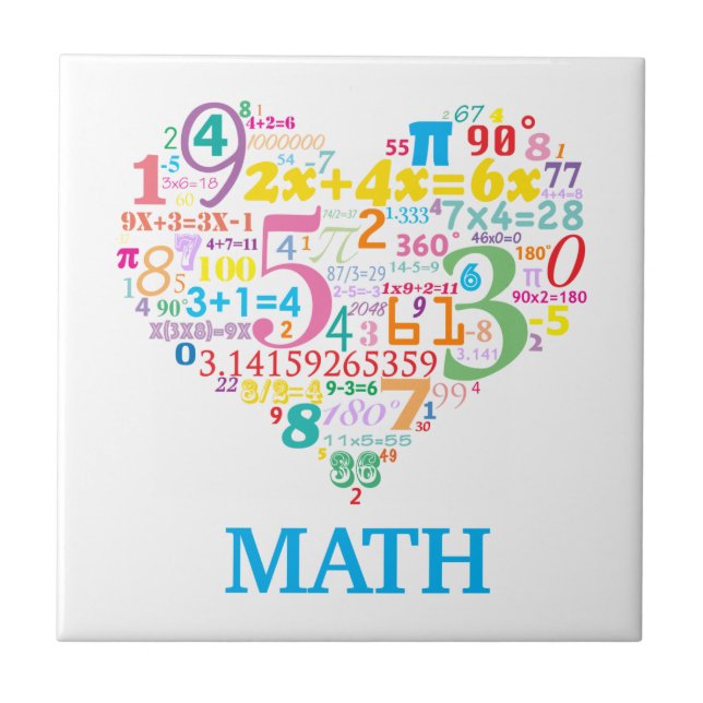 Heart Math Tile (Front)