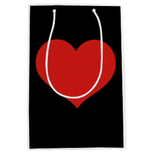 Heart medium gift bag