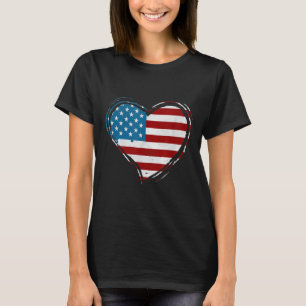 Heart Memorial Day May 25th Patriotic T-Shirt