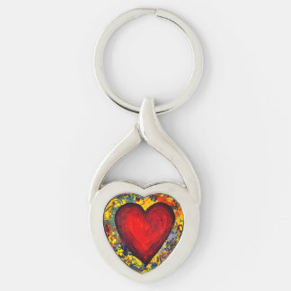 Heart Metal Keychain