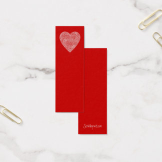 Heart Mini Bookmarks -