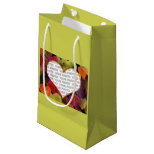 Heart Mini Frame I + your photo & ideas Small Gift Bag