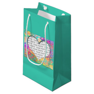 Heart Mini Frame VI + your photo & ideas Small Gift Bag