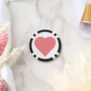Heart Mix Poker Chips