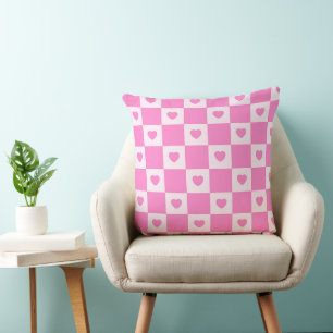 Heart Modern Pink Love Collection Cushion