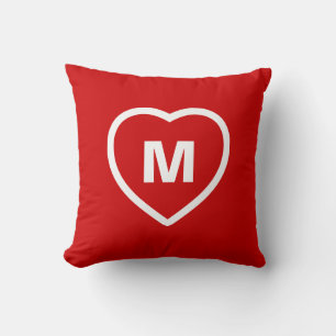Heart Monogram Cushion