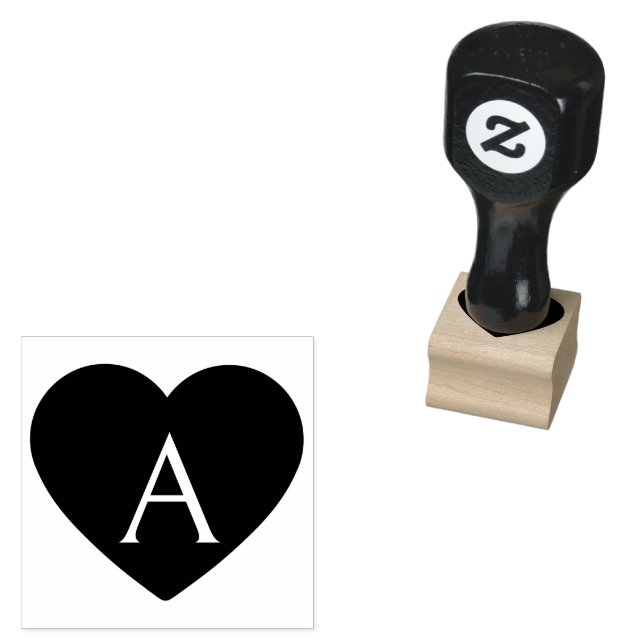 Heart Monogram Stamp (Stamped)