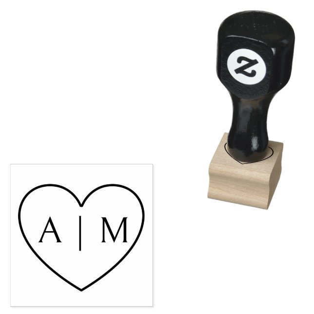 Heart Monogram Stamp (Stamped)