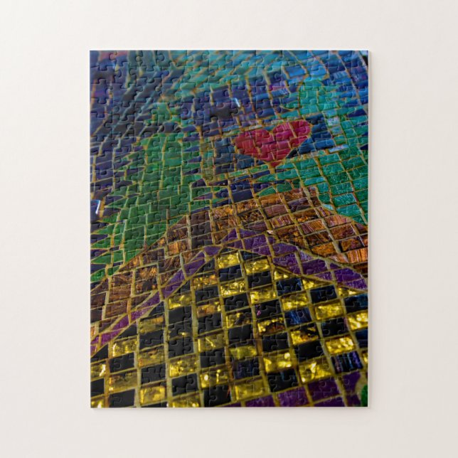 Heart Mosaic Jigsaw Puzzle (Vertical)