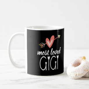 Heart Most Loved Gigi Coffee Mug