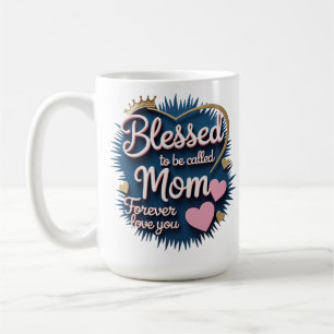 Heart Mother's Day Mug Cute Gift for Mum 15oz