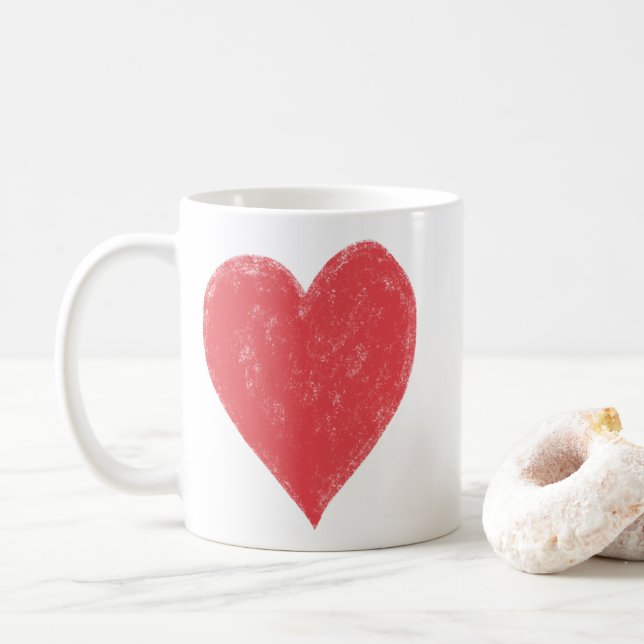 Heart mug (With Donut)