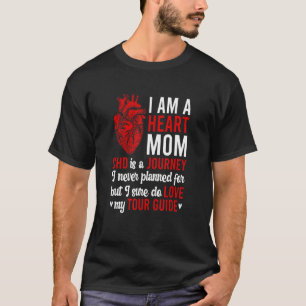 Heart Mum CHD Warrior Mum Congenital Heart Disease T-Shirt