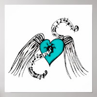 Heart Music Blue