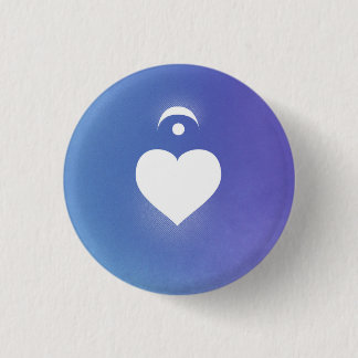 Heart Music Notation Love Language: Fermata 3 Cm Round Badge