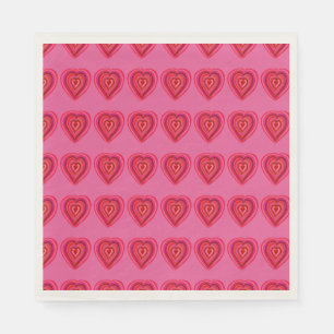Heart  napkins