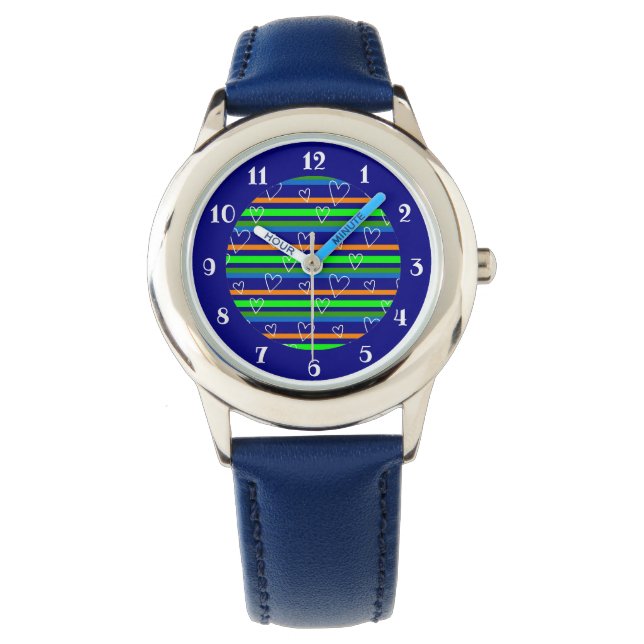 Heart Navy eWatch Watch (Front)