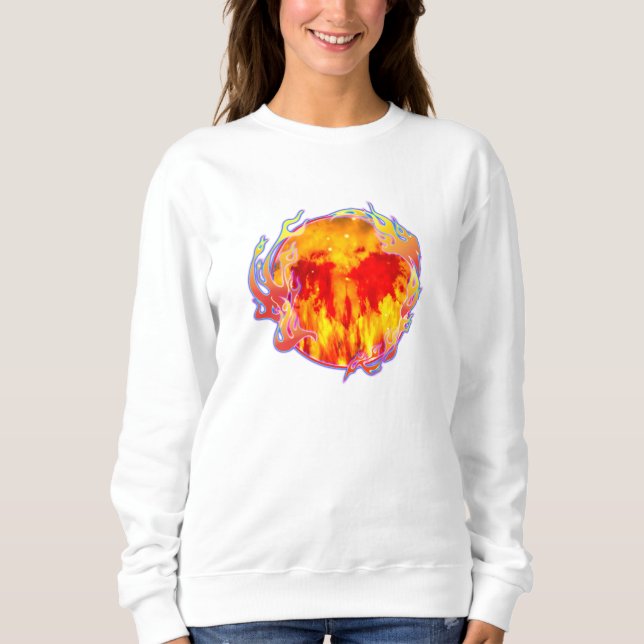 HEART NEVER ENDING FIRE SWEATSHIRT (Front)