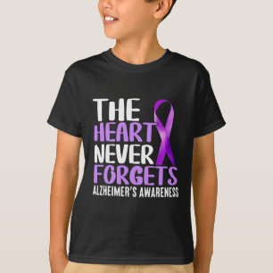 Heart Never Forgets Alzheimerheimer´s Awareness T-Shirt