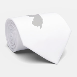 Heart New Jersey state silhouette Tie
