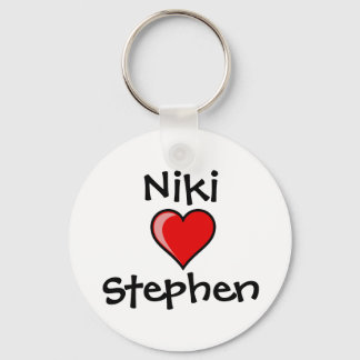 heart, Niki Stephen Key Ring
