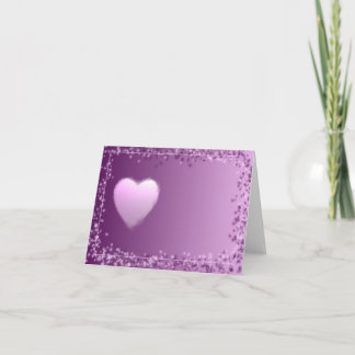 Heart Note cards for weddings, showers and more.