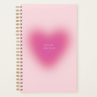 heart notebook planner