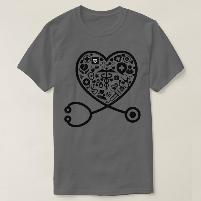 Heart Nurse 4 T-Shirt (Design Front)