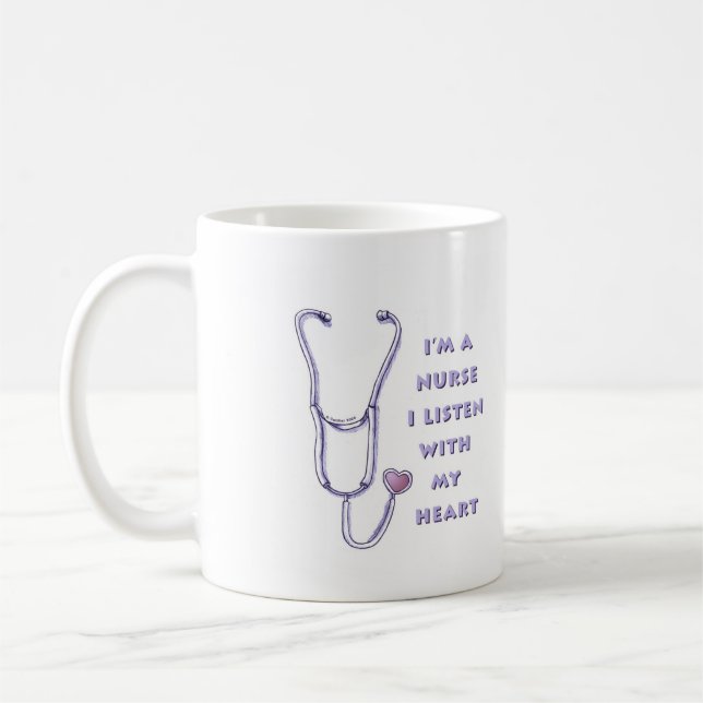 Heart nurse coffee mug (Left)