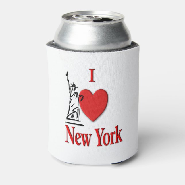 Heart NY Can Cooler (Can Back)