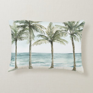 Heart Ocean Beach Decorative Cushion
