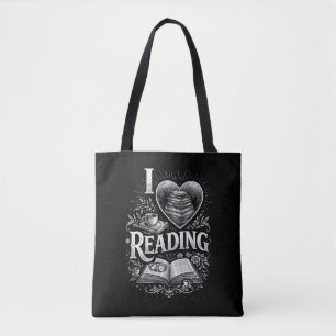 Heart of a Book Lover Tote Bag