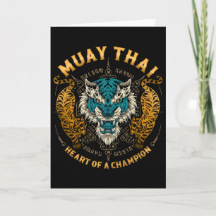 Heart Of A Champion - Kickboxing And Muay Thai Ang Card