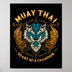 Heart Of A Champion - Kickboxing And Muay Thai Ang Poster