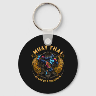 Heart Of A Champion - Kickboxing And Muay Thai Gor Key Ring