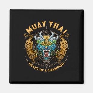 Heart Of A Champion - Kickboxing And Muay Thai Lio Magnet