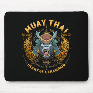 Heart Of A Champion - Kickboxing And Muay Thai Sam Mouse Pad