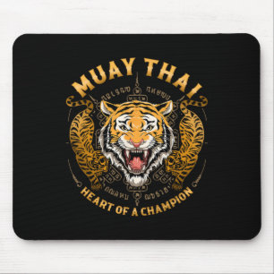 Heart Of A Champion - Kickboxing And Muay Thai Tig Mouse Pad