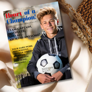 Heart of a Champion  magazine cover Holiday Card