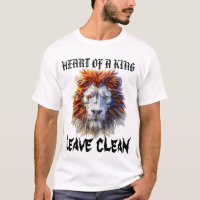 Heart of a King – Lion Strength Tee T-shirts 