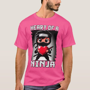 Heart of a Ninja Warrior Funny T-Shirt