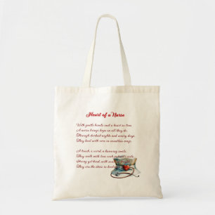 Heart of a Nurse – Inspirational Nursing Tote Bag