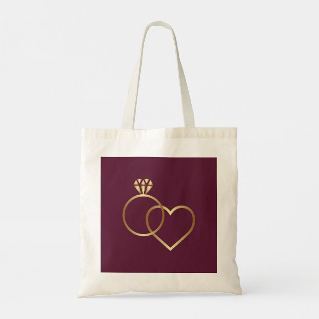 Heart of a Wife Tote Bag (Back)