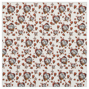 Heart of an Icelandic Horse Fabric