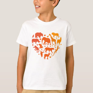 Heart of animals, Gift For Animals lovers T-Shirt