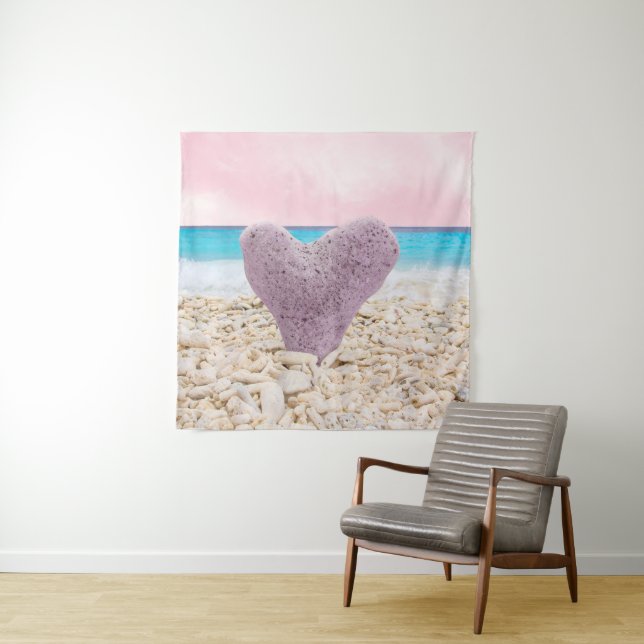 Heart of Curacao 2 Tapestry (In Situ)