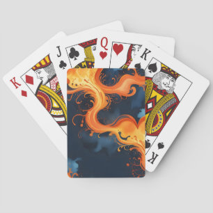 Heart of Flames Fire & Skies Playing Cards